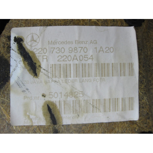 Mercedes-Benz A2207309870 1A20 Карта задней правой двери кожа цвет бежевый S-class long V220