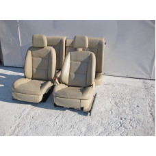 Комплект бежевых кожаных сидений S-Class W221 (2005-2012)