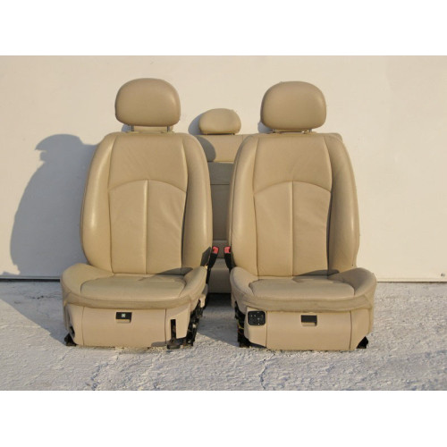 Mercedes-Benz Комплект бежевых кожаных сидений E-Class W211 седан (2002-2009)