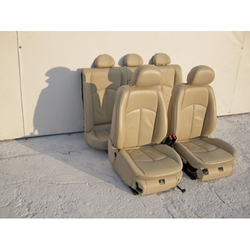 Mercedes-Benz Комплект бежевых кожаных сидений E-Class W211 седан (2002-2009)
