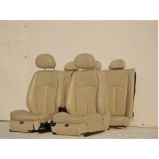 Комплект бежевых кожаных сидений E-Class W211 седан (2002-2009)