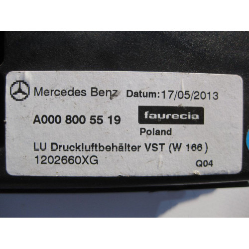 Mercedes-Benz A0008005519 Пневморесивер сидений ML GLE W166 GL GLS X166