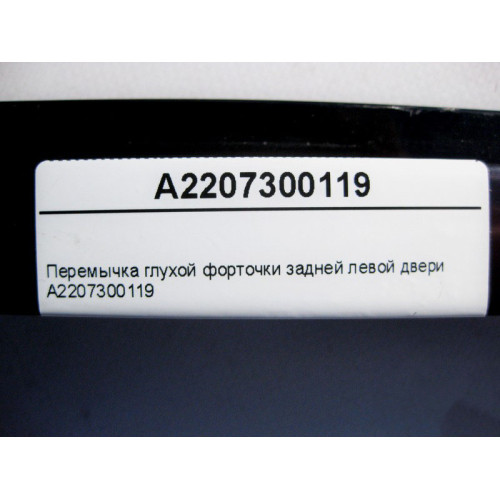 Mercedes-Benz A2207300119 Перемычка глухой форточки задней левой двери S-Class W220