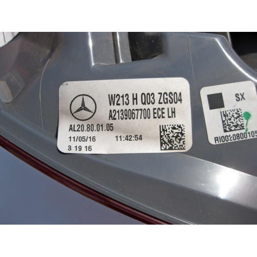 Mercedes-Benz A2139067700 Фонарь задний левый E-Class W213