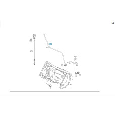 A2660100866 Engine Oil Dipstick Guide Tube M266 R4 2.0 A-Class C169 A-Class W169 B-Class W245 M266