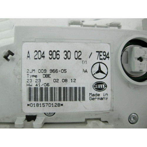 Mercedes-Benz A2049063002 7E94 Плафон потолочный передний серый C-Class W204 E-Class C207