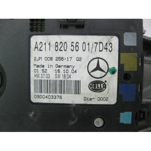 Mercedes-Benz A2118205601 7D43 Плафон потолочный передний серый под люк E-Class W211
