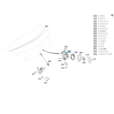 A0997500160 Привод выдвижной камеры на крышке багажника C-Class Coupe С205 C-Class Cabrio A205 GLE Coupe C292 S-class Coupe C217