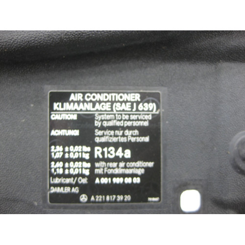 Mercedes-Benz A2166200072 Верхняя поперечная планка над радиаторами CL C216
