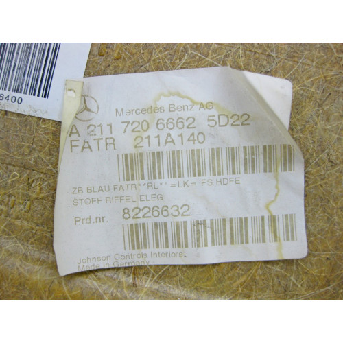 Mercedes-Benz A2117206662 5D22 Карта передней правой двери Avangarde Elegance синяя E-Class W211