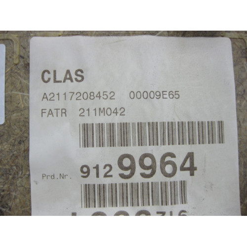 Mercedes-Benz A2117208452 9E65 Карта передней правой двери Classic черная c кожаной вставкой E-Class W211