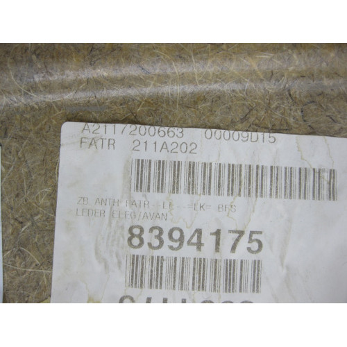 Mercedes-Benz A2117200663 9D15 Карта передней правой двери Avangarde Elegance антрацит с кожаной вставкой E-Class W211