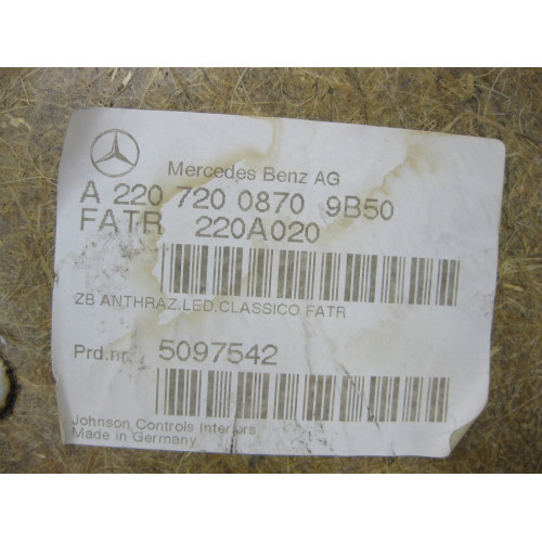 Mercedes-Benz A2207200870 9B50 Карта передней правой двери цвет антрацит S-Class W220