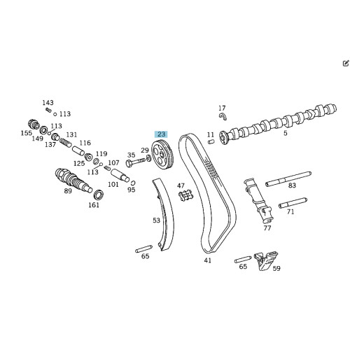 Mercedes-Benz A6010520001 Шестерня распредвала двигателя OM603 OM601 OM602