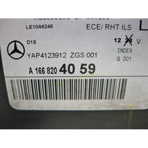 Mercedes-Benz A1668207961 Фара левая ILS трещина на стекле GL X166