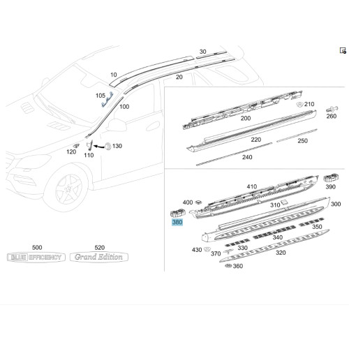 Mercedes-Benz A1666900634 Консоль поддомкратника передняя ML/GLE W166 GL/GLS X166 GLE Coupe C292