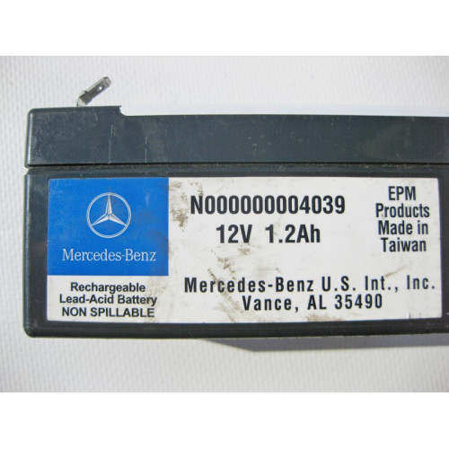 Mercedes-Benz N000000004039 Резервная дополнительная аккумуляторная батарея Backup АКБ