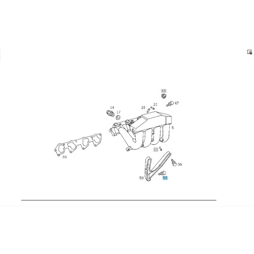 Mercedes-Benz N910105010009 Болт с шестигранной головкой 16 mm M10 x 25 mm