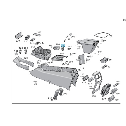 Mercedes-Benz A1669050052 Кнопка включения подогрева подстаканника