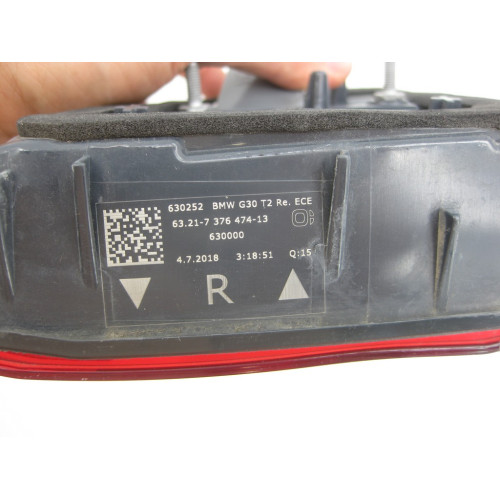 BMW 63217376474 Right inner rear light 5-Series G30
