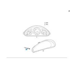 A2115420289 Ручка регулировки яркости щитка приборов E-Class W211