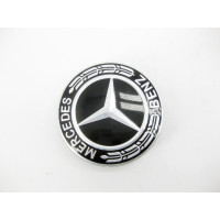 A2224002200 9040 Hub Cap Black C-Class W205 GLC X253 E-Class W213 E-Class Coupe C238 CLS C257 SLK/SLC R172 C-Class W204 E-Class Coupe C207