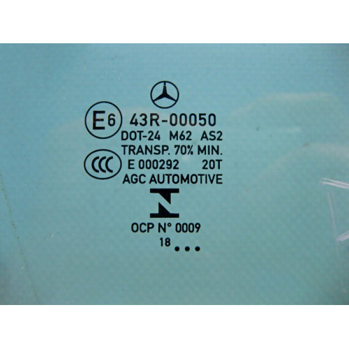 Mercedes-Benz A2057253800 43R-00050 Стекло передней правой двери C-Class W205