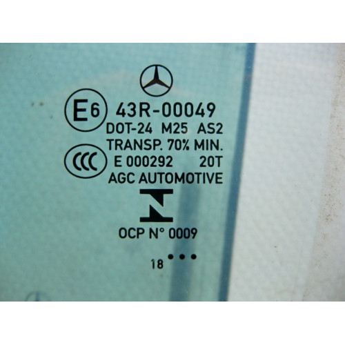 Mercedes-Benz A2057350010 43R-00049 Стекло задней левой двери C-Class W205