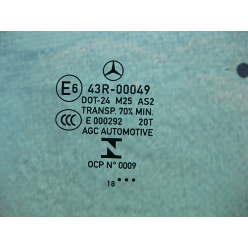 Mercedes-Benz A2057350110 43R-00049 Стекло задней правой двери C-Class W205