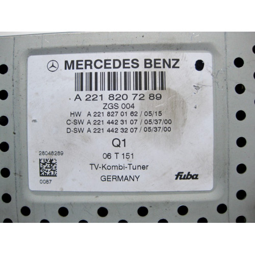 Mercedes-Benz A2218207289 TV ТВ тюнер S-Class W221
