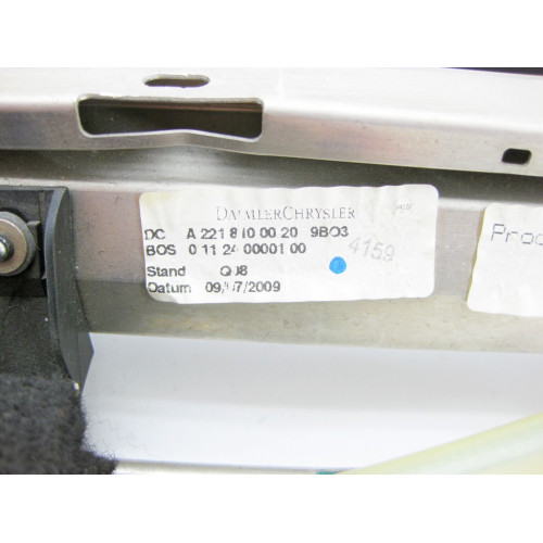 Mercedes-Benz A2218100020 9B03 Солнцезащитная шторка заднего стекла чёрная S-Class W221