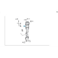 A1663204966 Front left air strut GL/GLS X166