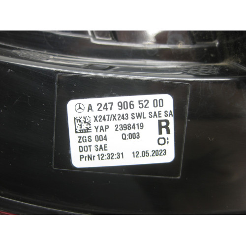 Mercedes-Benz A2479065200 Фонарь задний правый для США EQB X243 GLB X247