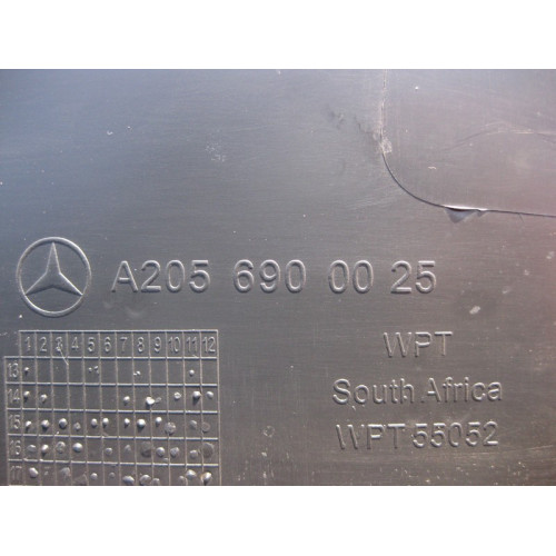 Mercedes-Benz A2056900025 9051 Обшивка левой стойки "B" нижняя часть чёрная C-Class W205