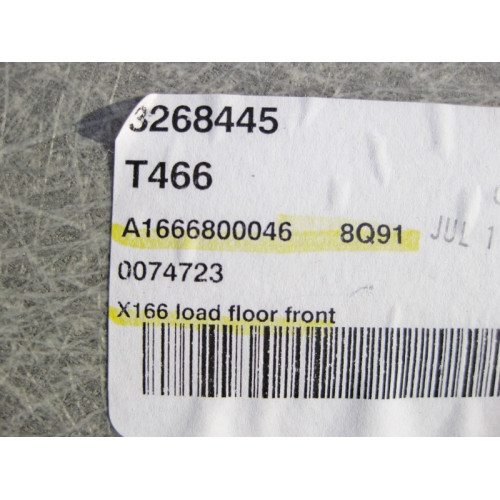 Mercedes-Benz A1666800046 8Q91 Пол багажника передняя часть бежевая GL X166