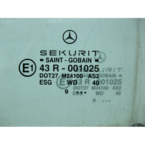 Mercedes-Benz A2107300118 43R001025 Стекло зелёное задней левой двери E-Class W210