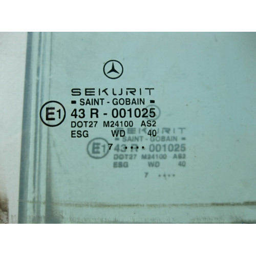 Mercedes-Benz A2107300218 43R001025 Стекло зелёное задней правой двери E-Class W210