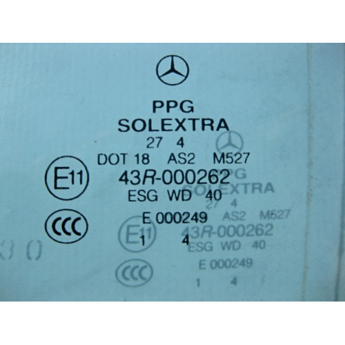 Mercedes-Benz A2037351910 43R-000262 Стекло синее задней левой двери C-Class W203 рестайл