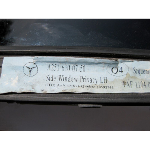 Mercedes-Benz A2516700750 Форточка заднего левого крыла R-Class W251 43R-000266