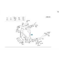 A2205000300 Інтеркулер для двигуна OM628 V8 4.0 cdi E-class W211 S-class short W220 G-class W463 S-class long V220