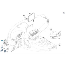 A2049060015 Вентилятор охлаждения COMAND E-class W212 C-Class Estate S204 C-Class W204 GLK X204 C-Class Coupe C204 E-Class Coupe C207